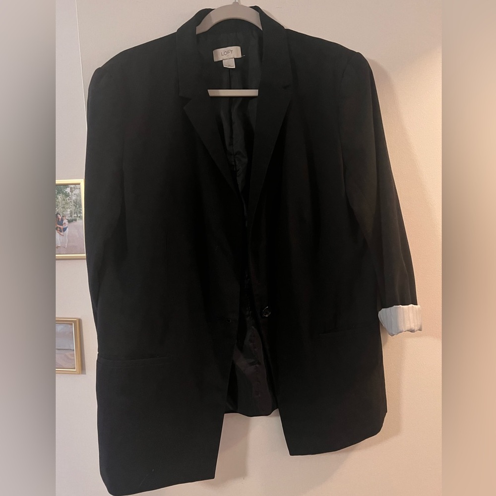 Loft stylish black blazer